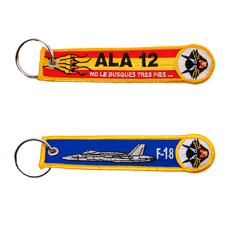 Llavero Bordado Ala 12 F-18