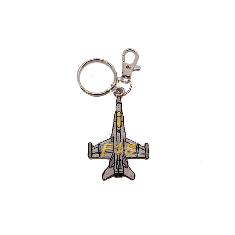 Llavero Bordado Avión F-18