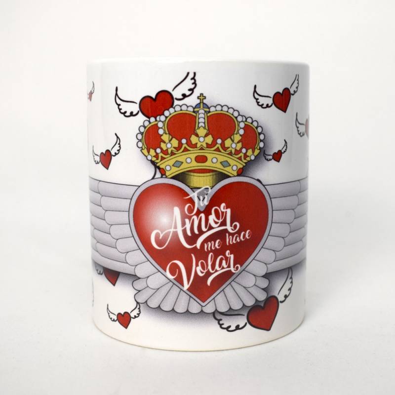 Taza "Tu amor me hace...