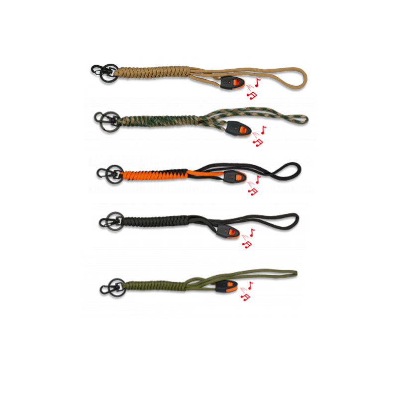 Llavero paracord con silbato