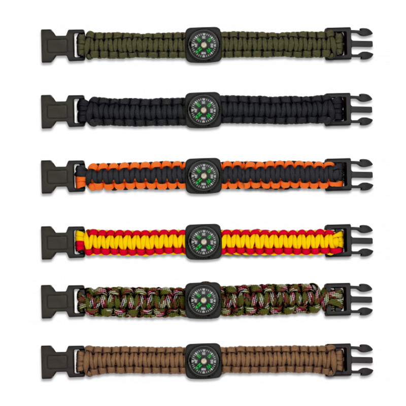 Pulsera Paracord con brújula
