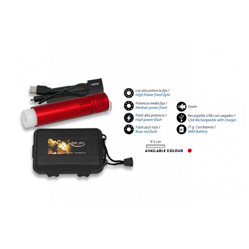 Linterna de mano recargable...