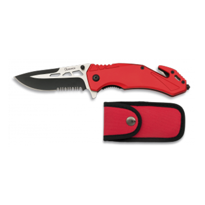 Navaja de seguridad roja 8.5cm