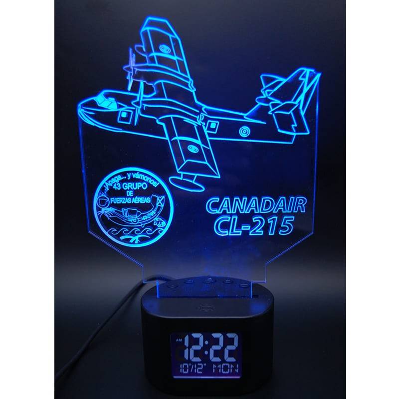 Lámpara despertador...