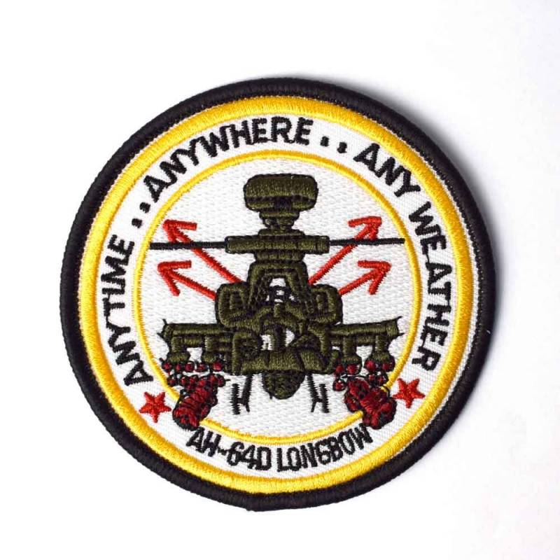 Parche bordado AH-64D Longbow
