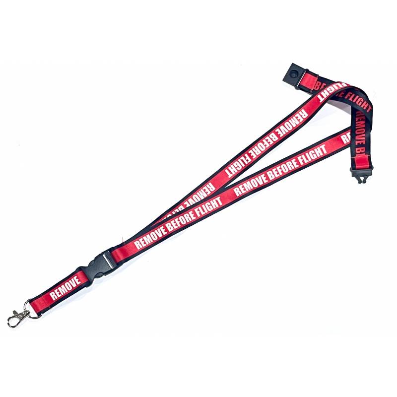 Lanyard R.B. F.  Rojo-Negro...
