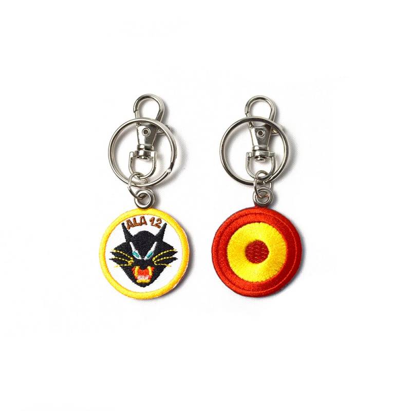 Llavero Bordado Redondo Ala...