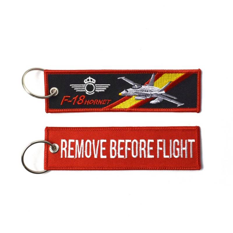 Llavero Bordado F-18 Remove...