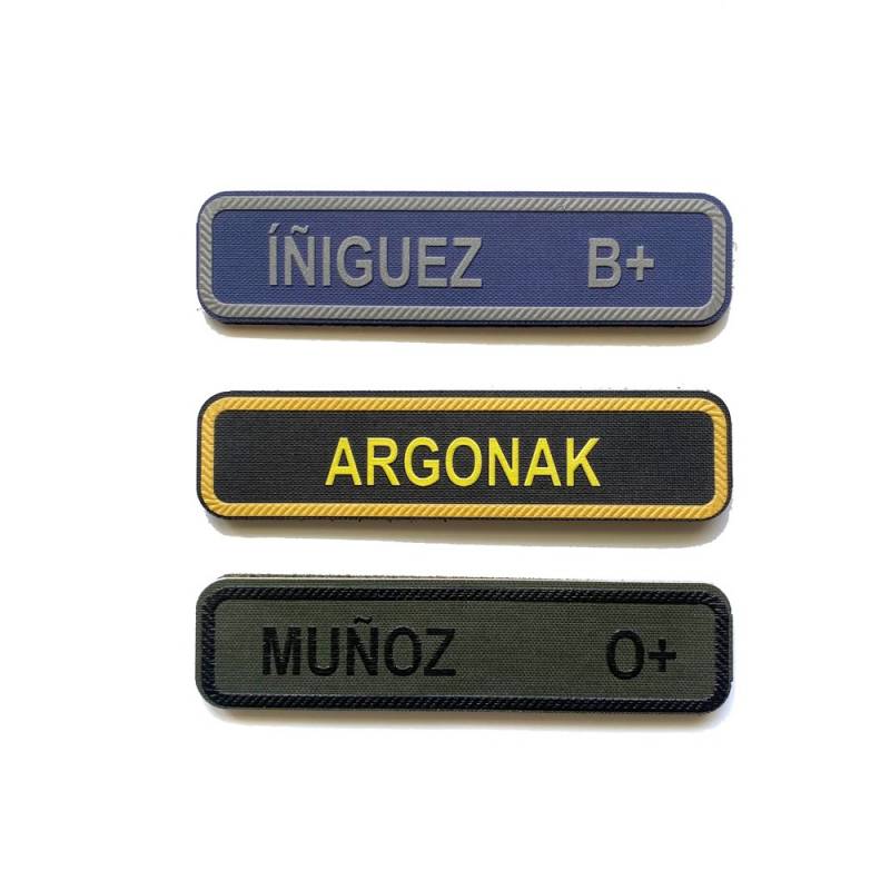 Parche Nylon 3D Identificativo