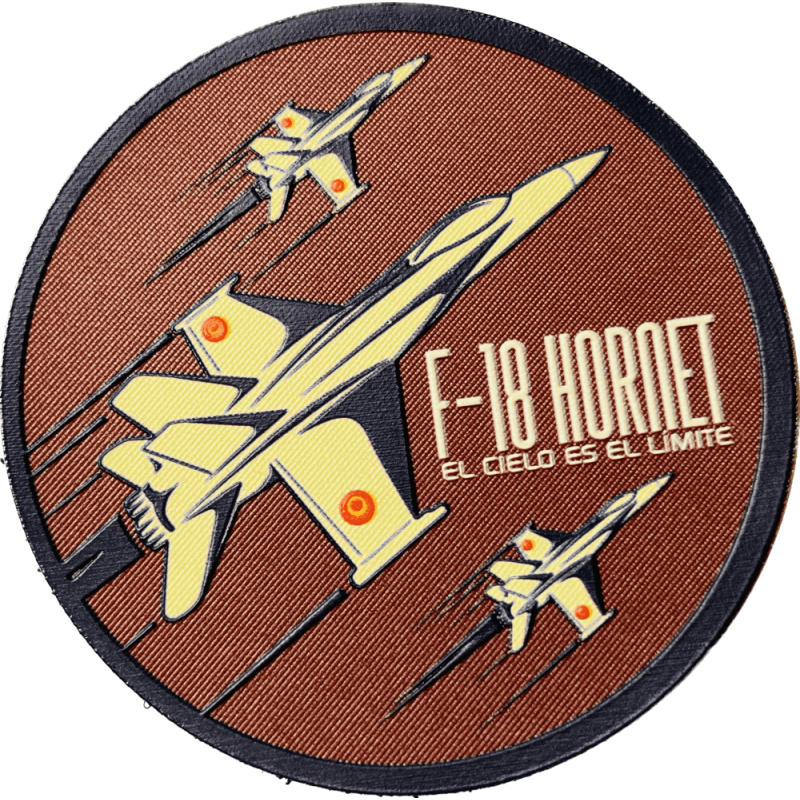 Parche Nylon 3D F-18 Hornet