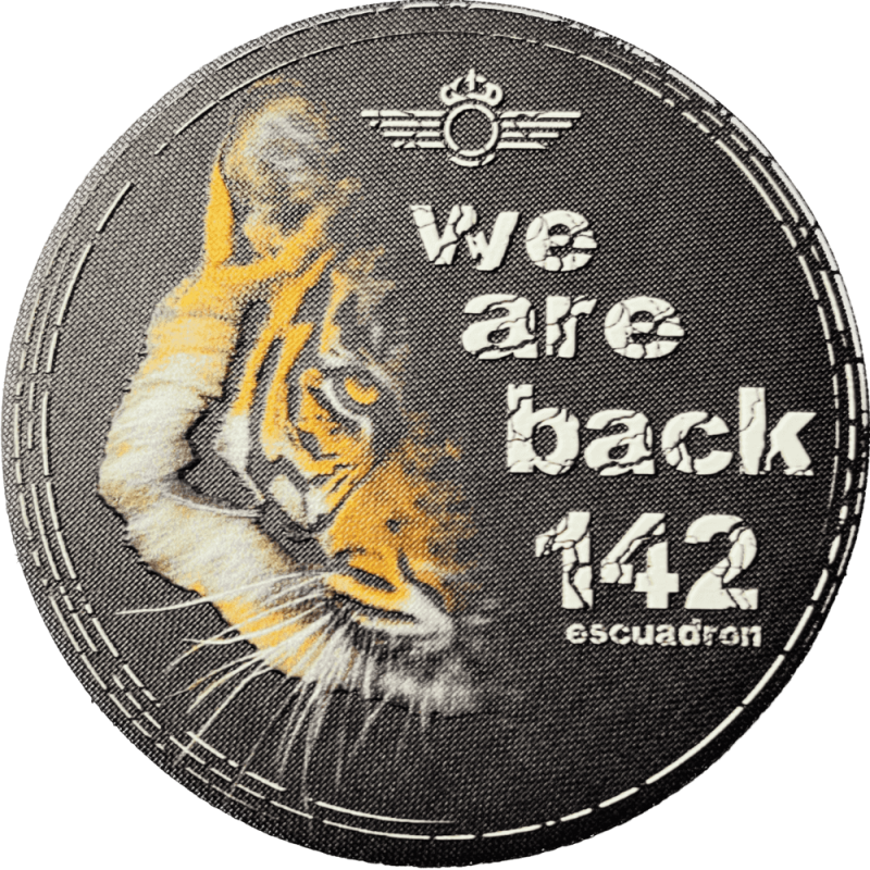 Parche nylon 3D Escuadrón 142