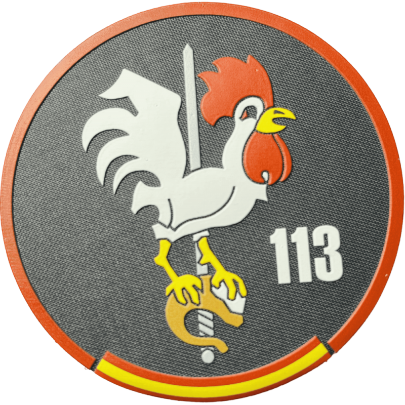 Parche Nylon 3D Escuadron 113