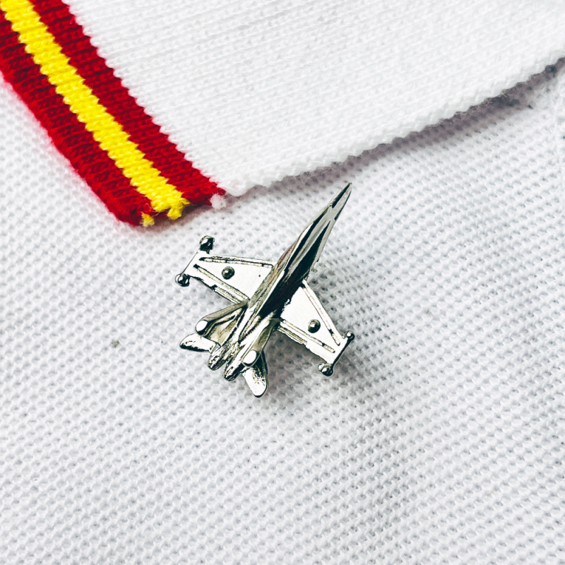 Pin F-18 hornet Plata