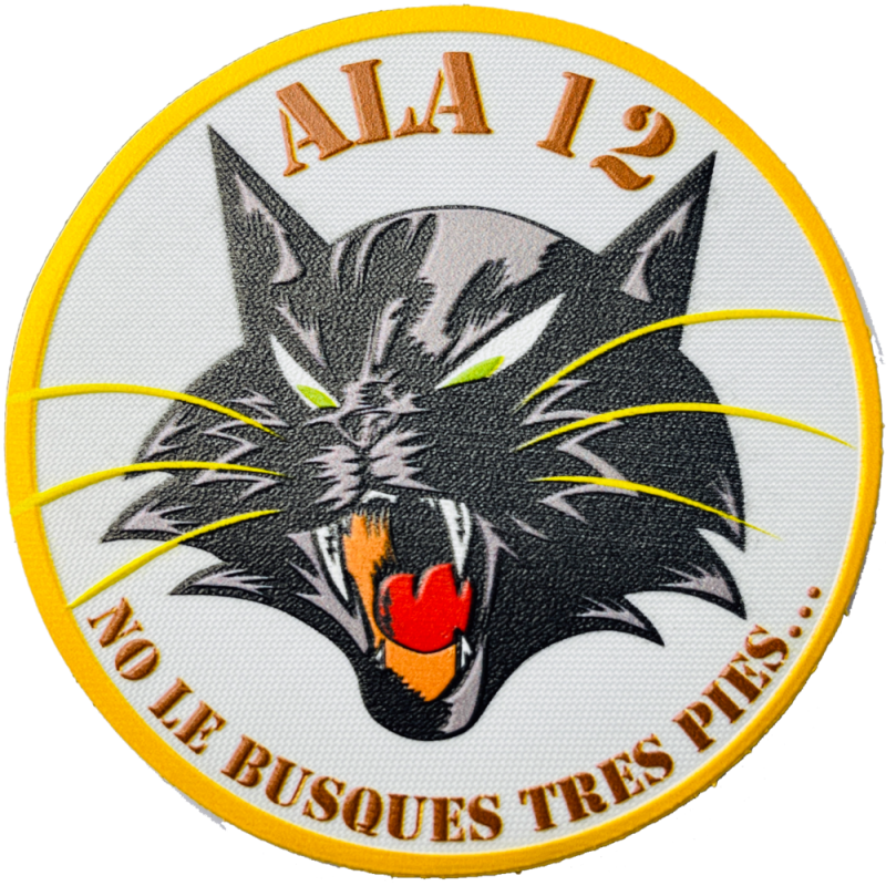 Parche de Nylon 3D Ala 12...