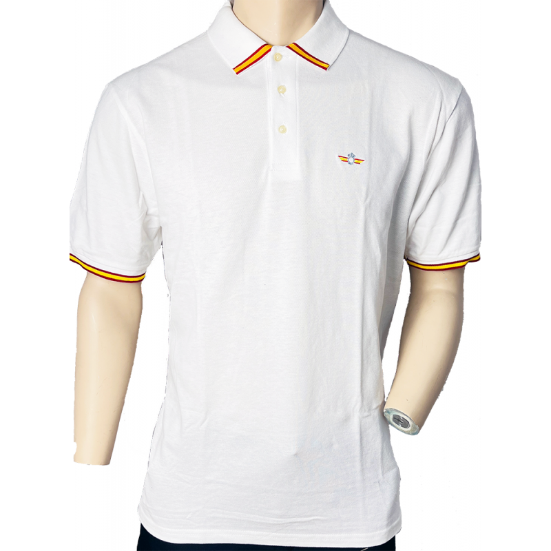 Polo bordado Rokiski Blanco