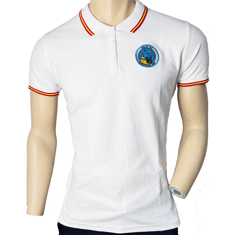 Polo Bordado Ala 14 Blanco