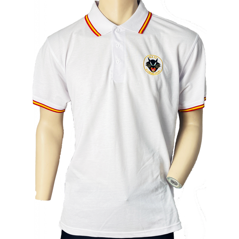 Polo Bordado Ala 12 Blanco