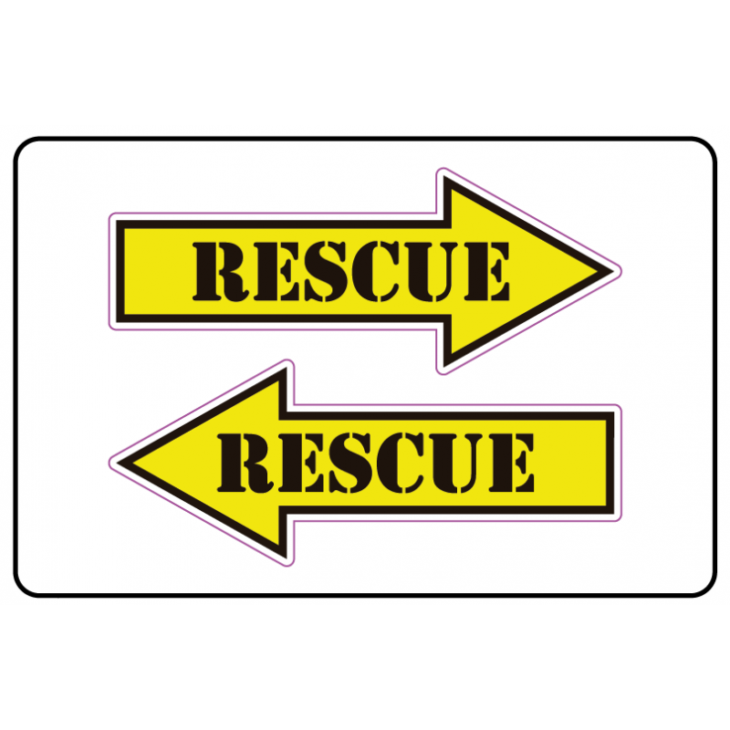 Adhesivos Flecha Rescue