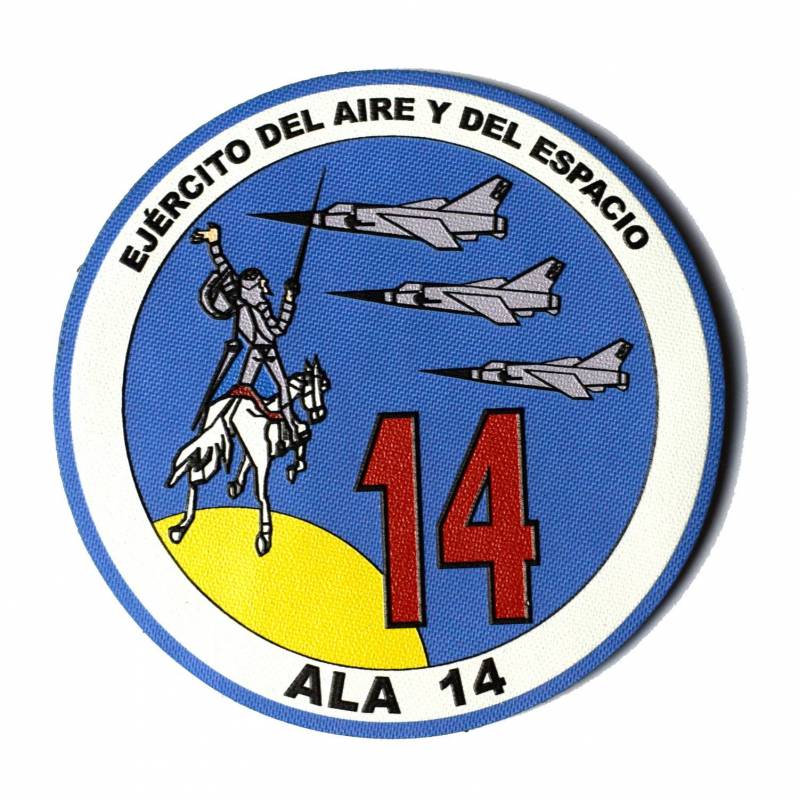 Parche Nylon 3D Ala 14