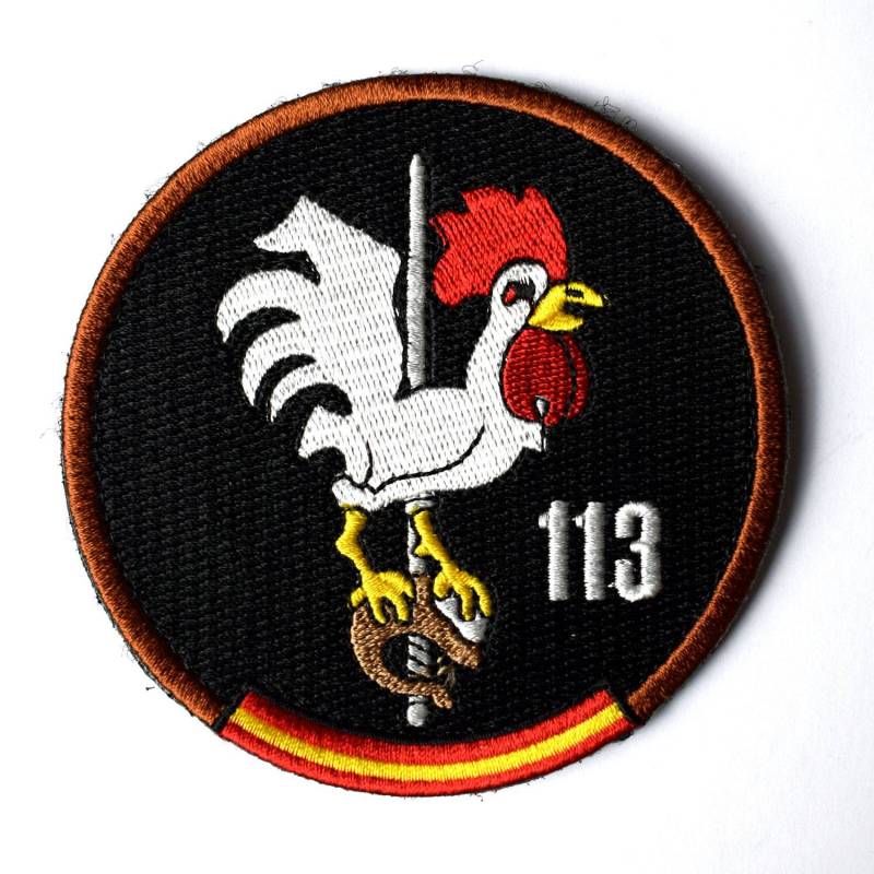 Parche bordado Escuadron 113