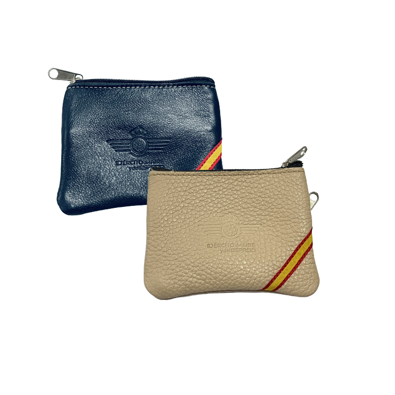 Monedero de piel Bandera...