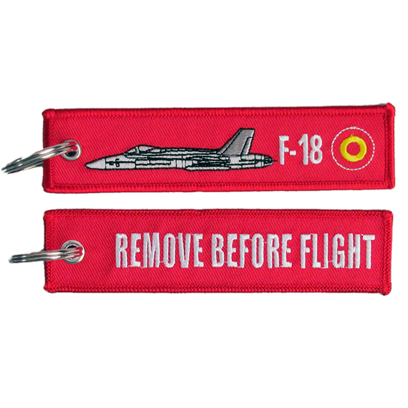 Llavero Bordado F-18 Remove...
