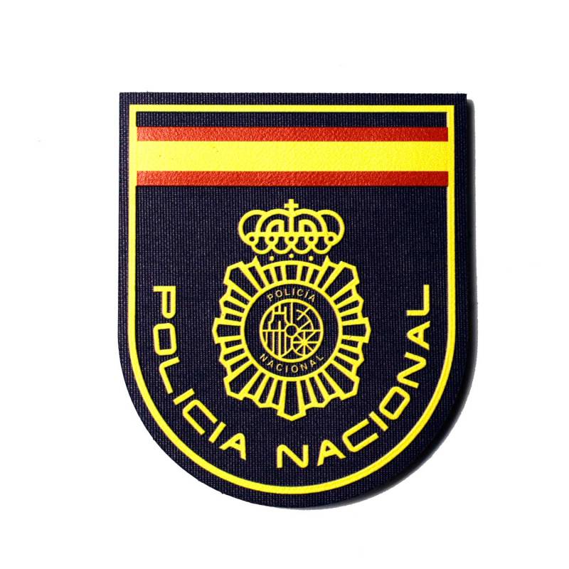 Parche nylon 3D Policía...