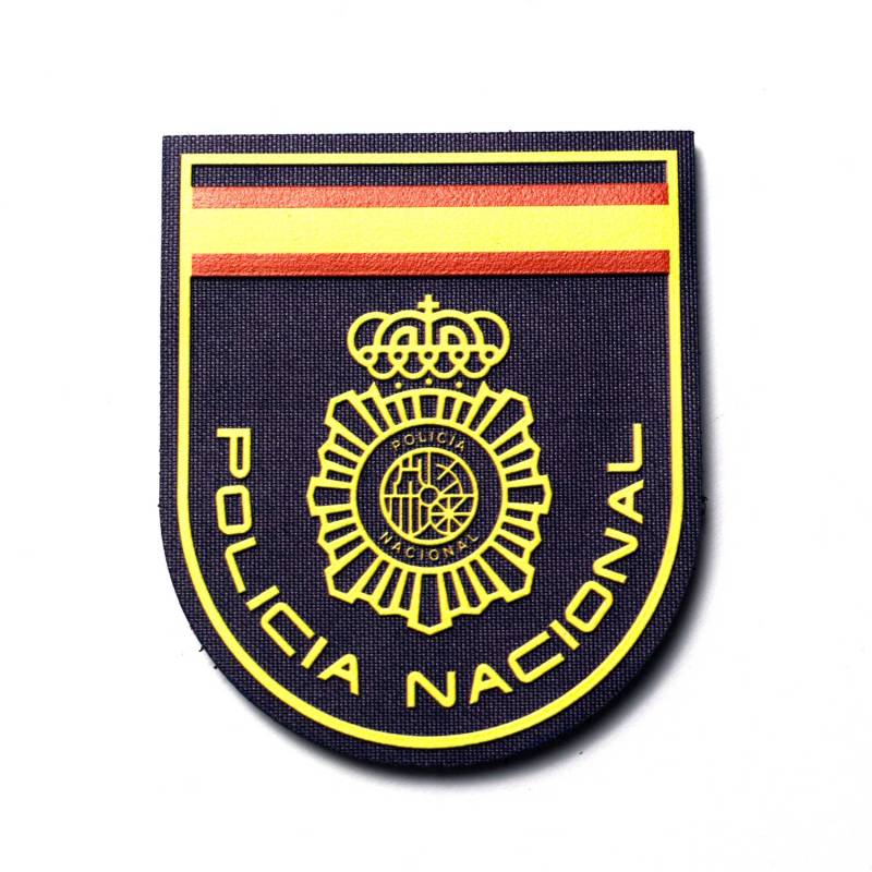 Parche nylon 3D Policía...