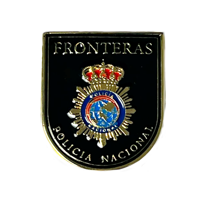 Distintivo metálico fronteras