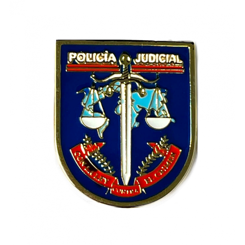 Distintivo metálico Policía...