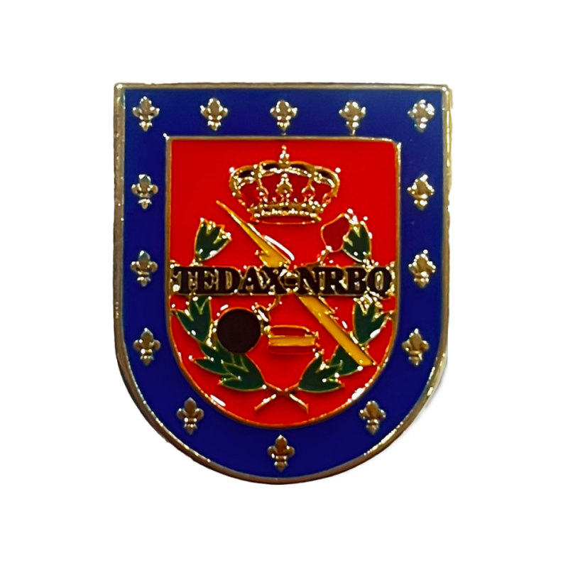 Distintivo metálico TEDAX-NRBQ