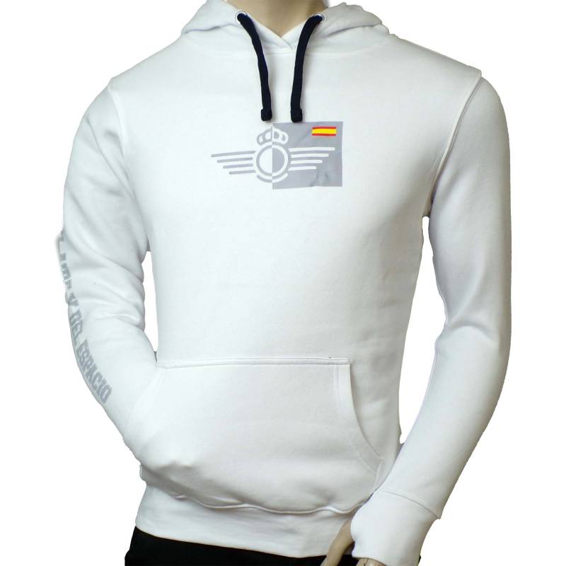 Sudadera mujer blanco con...