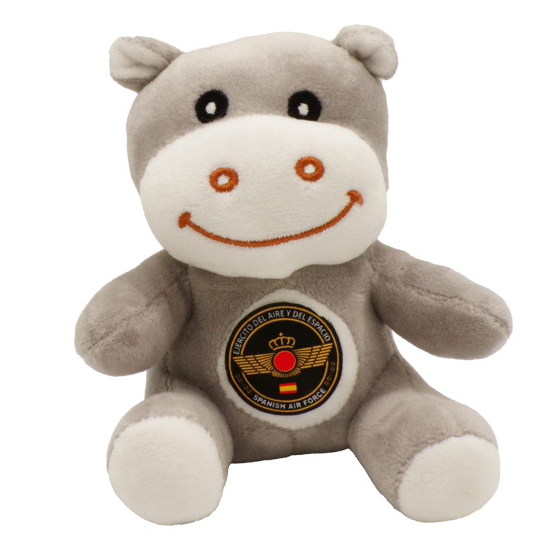 Peluche hipopótamo con rokiski