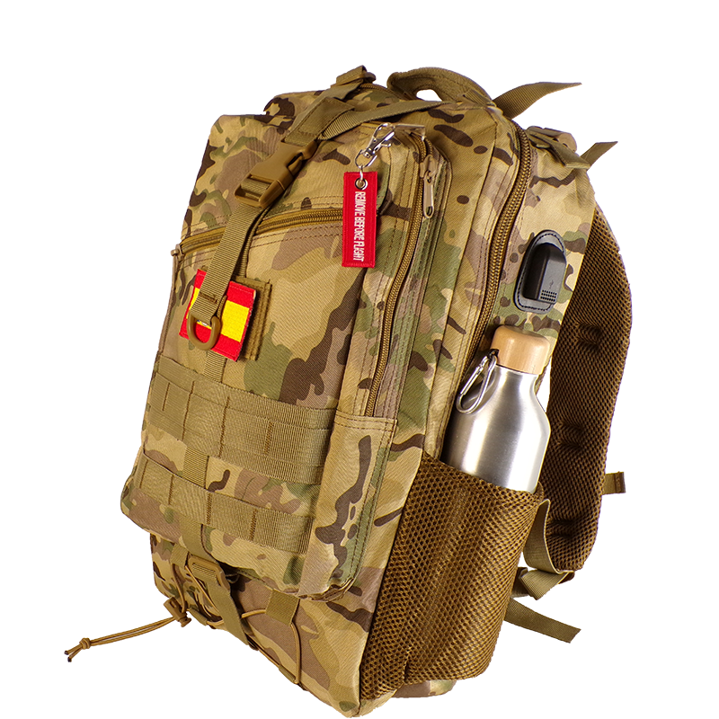Mochila Táctica 38L con USB...