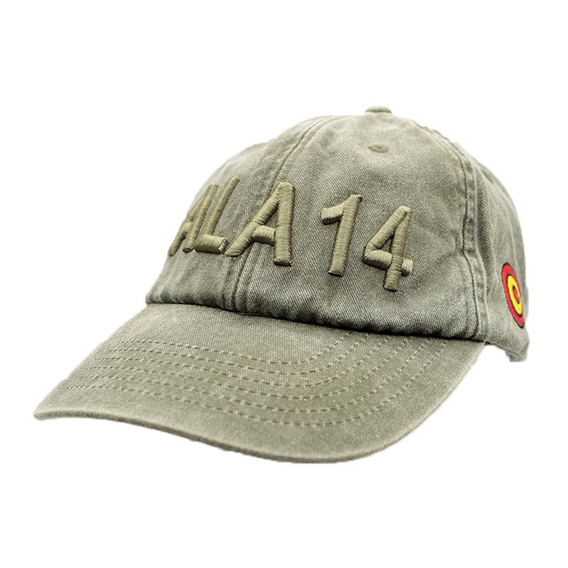 Gorra verde lavado bordada...