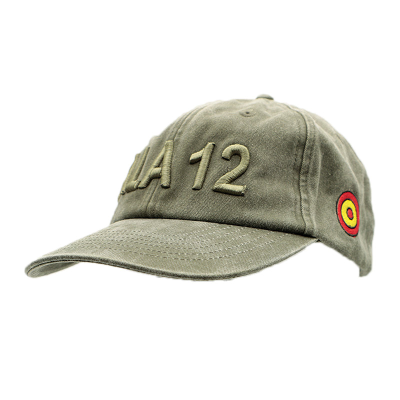 Gorra verde lavado bordada...