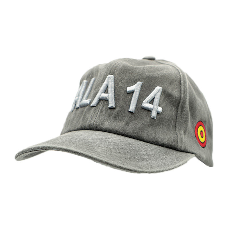 Gorra gris lavado bordada...